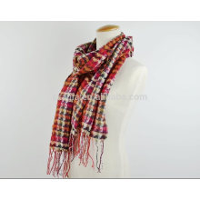 Fashion ladies 100 acrylique plaid extra longue pashmina châles